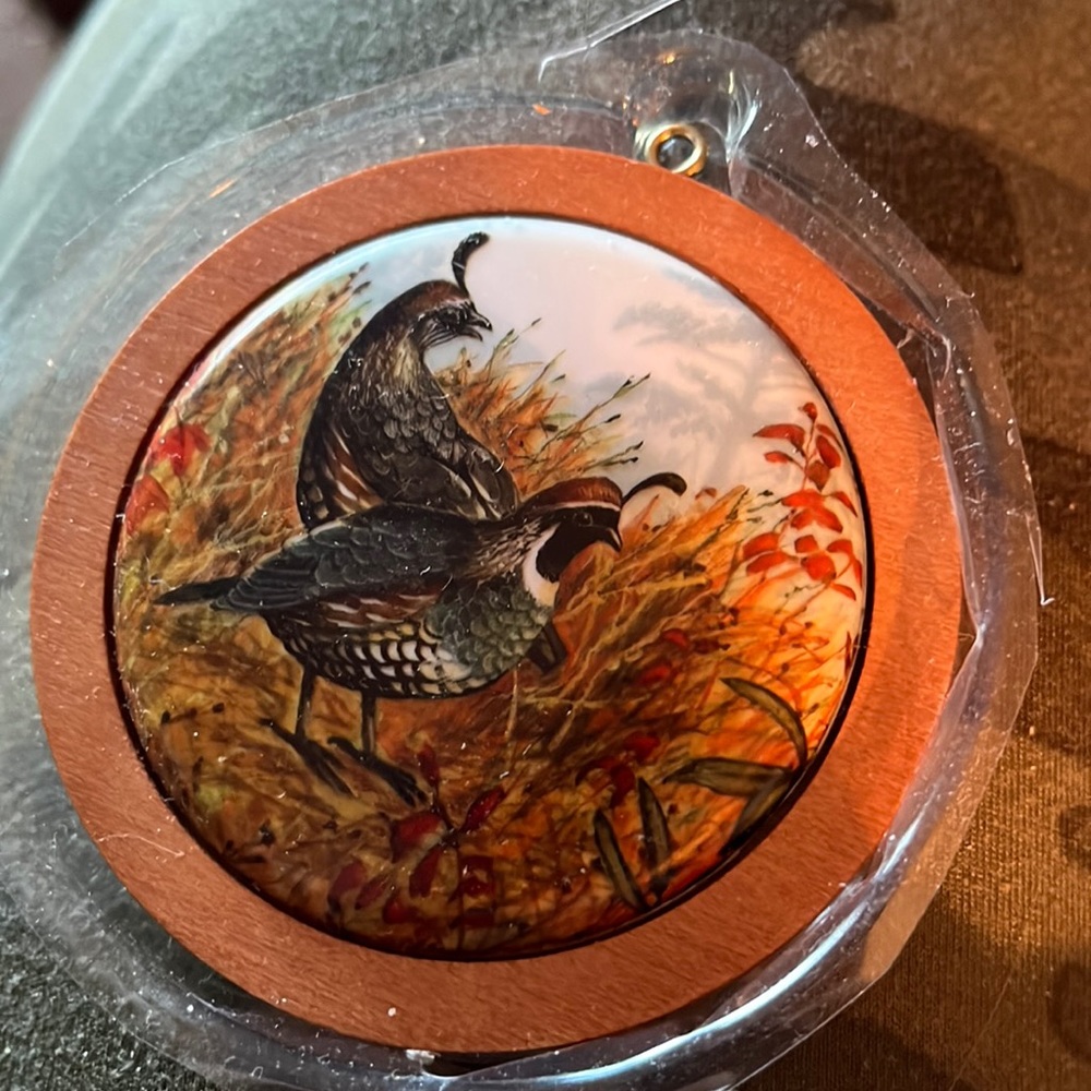 Hallmark bird ornament. “California Partridge”. 4th in series. 1985